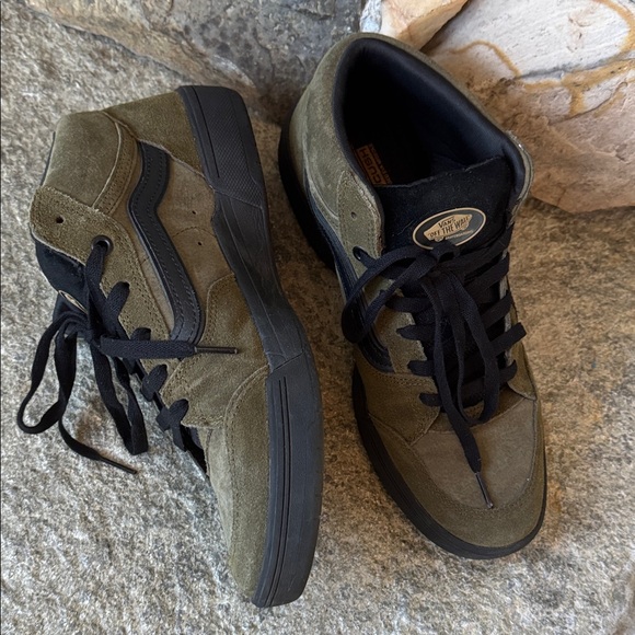 Vans Beatrice Domond Zanba Mid Skate Sneaker Mens size 11 in Olive - Picture 4 of 15